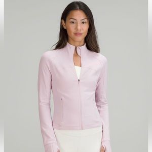 Lululemon Cropped Define Jacket Nulu Pink Peony Size 8